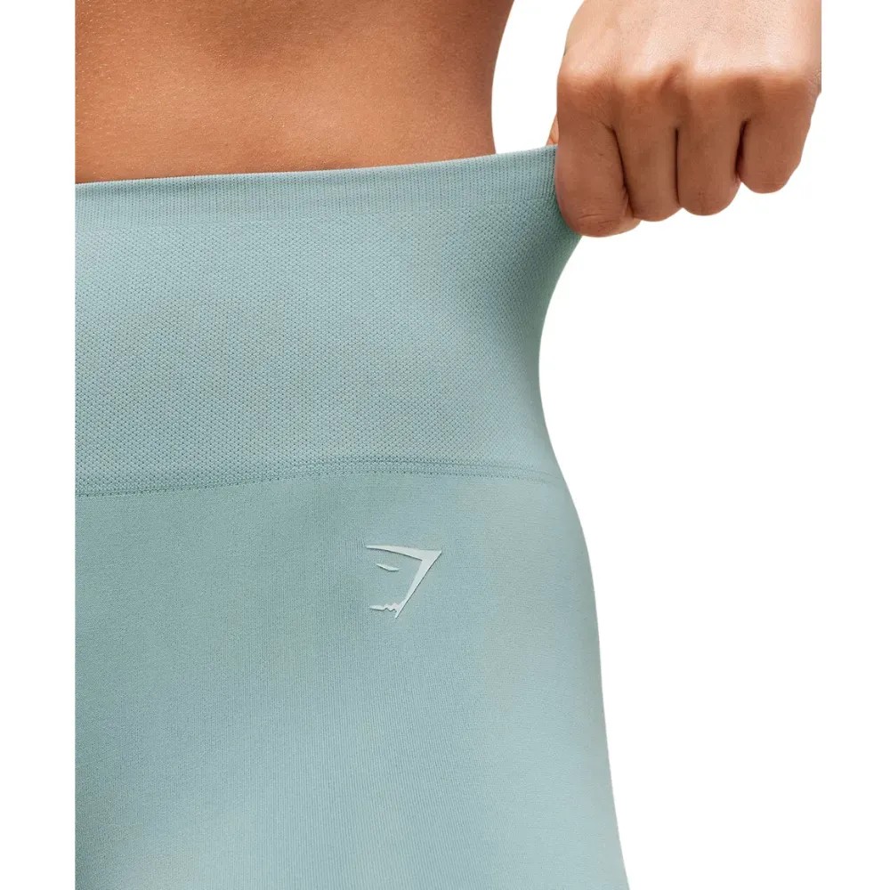 Gymshark Lift Seamless Shorts Rest Blue  - HypeFly India View 5