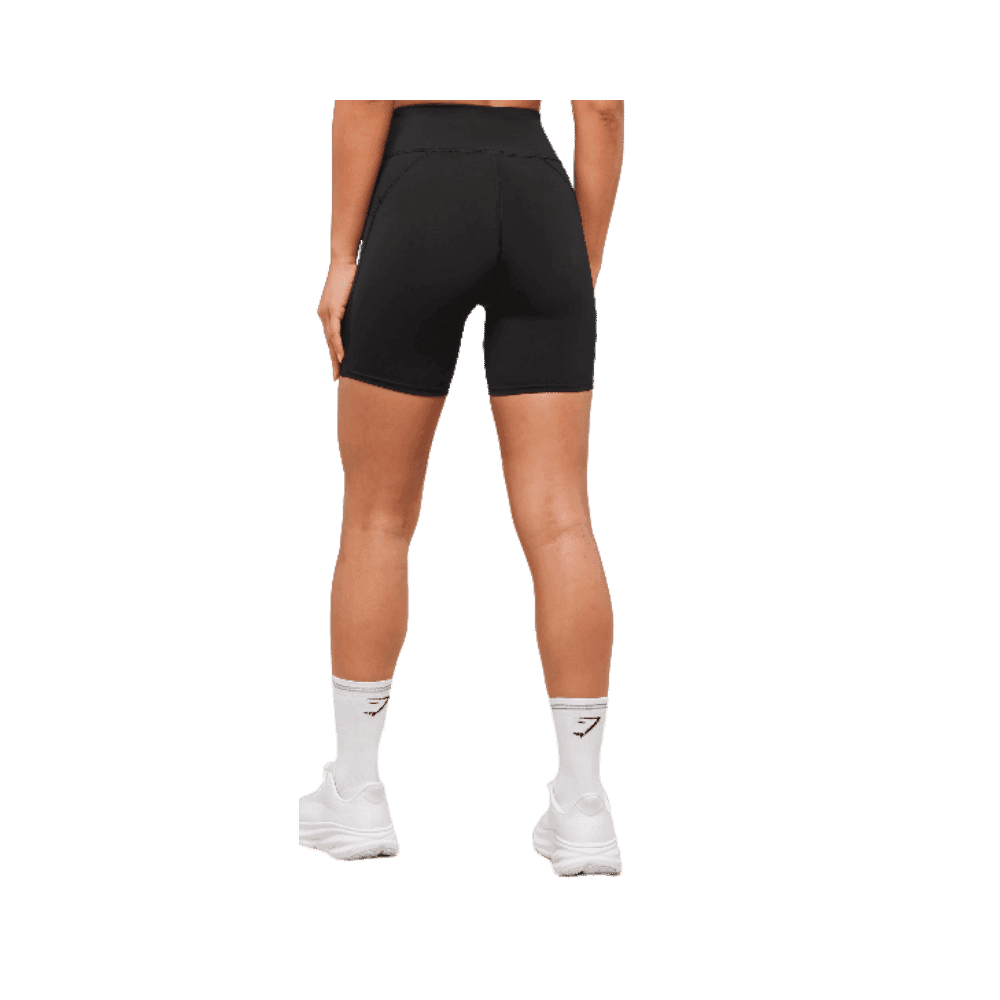 Gymshark Running Pocket 6" Shorts Black - HypeFly India View 3
