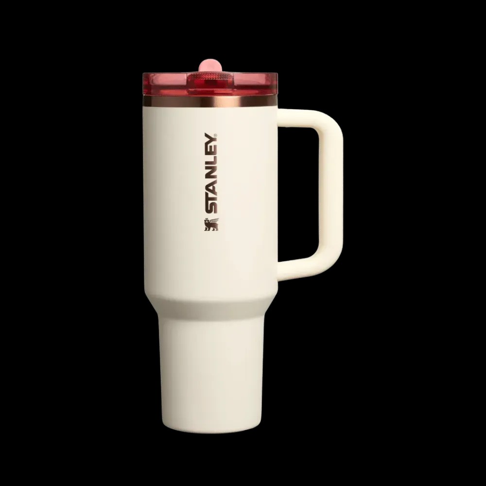 Stanley The Quencher ProTour Flip Straw Tumbler | 40 OZ Cream Rose Gold - HypeFly India View 1