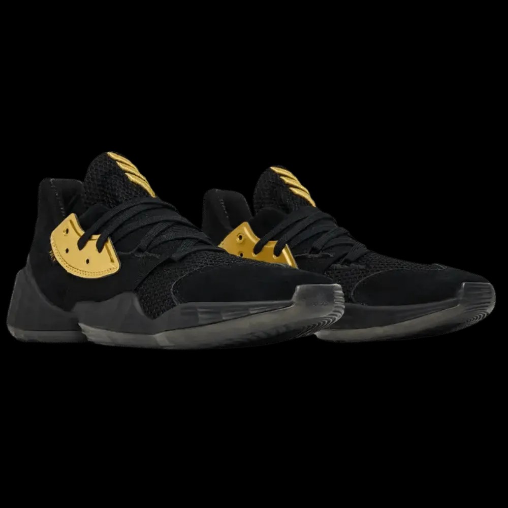 Adidas Harden Vol. 4 Gold Metallic - HypeFly India View 4