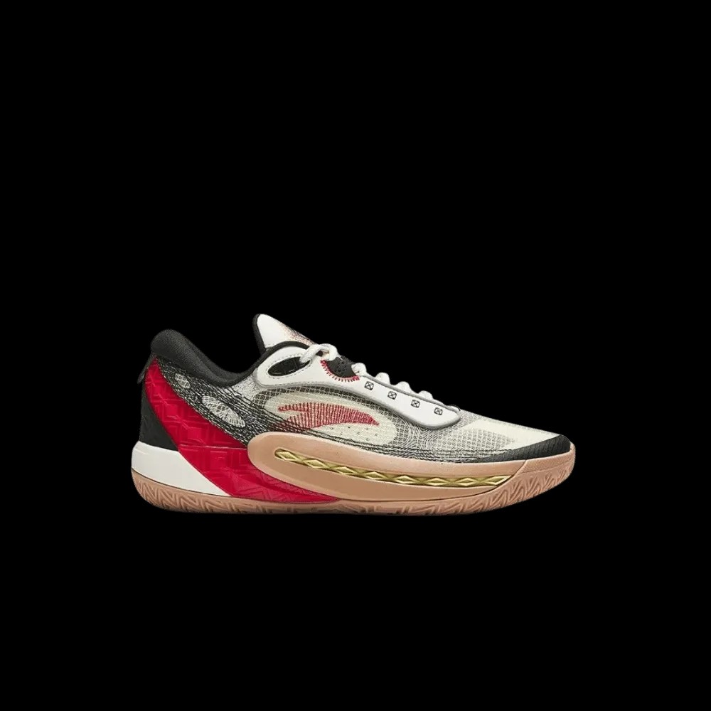 Anta Shockwave 6 White, Black and Red - HypeFly India View 1