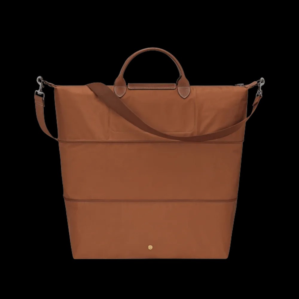 Longchamp Le Pliage Original Travel bag expandable Cognac - Recycled canvas - HypeFly India View 4