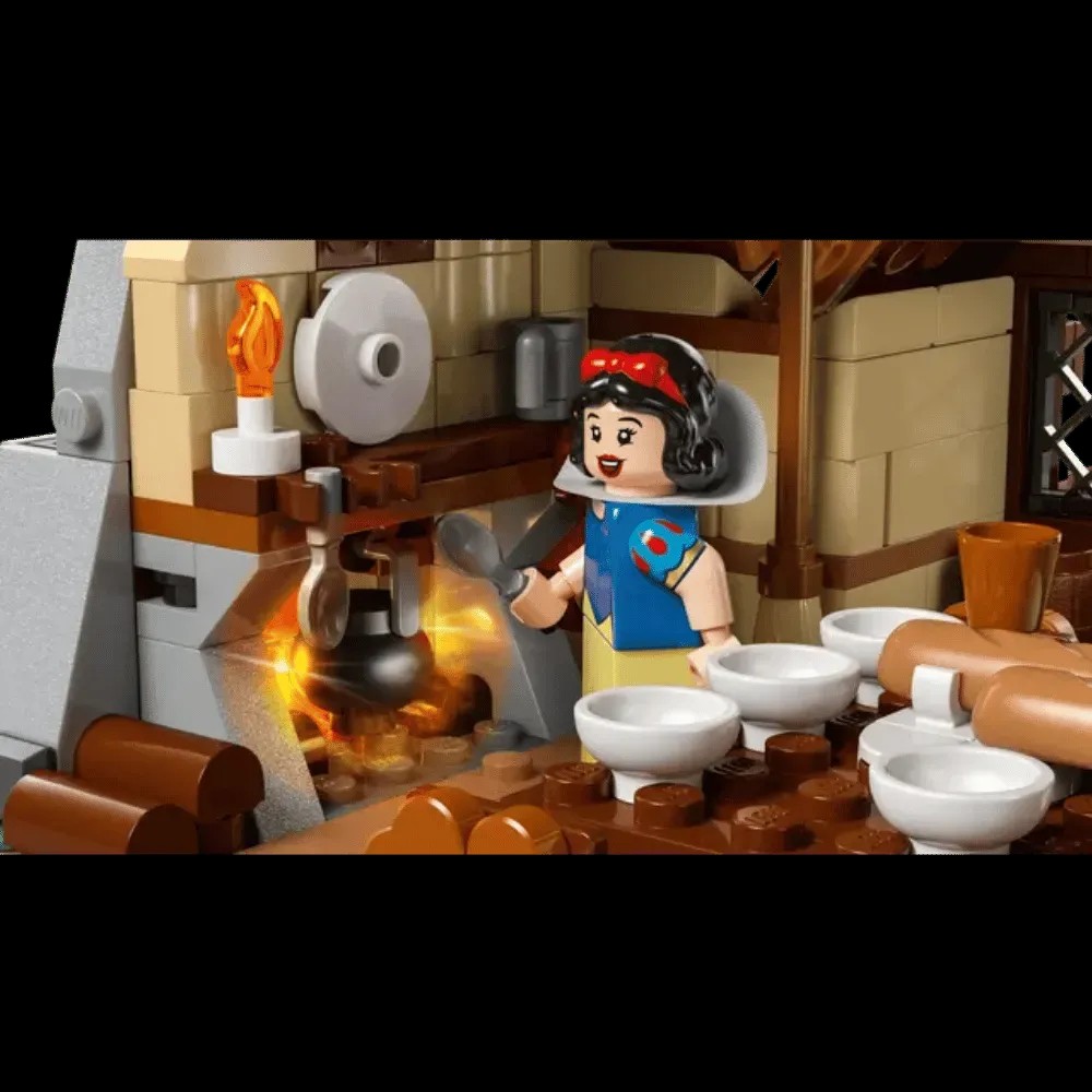 Lego Disney Snow White and the Seven Dwarfs' Cottage - HypeFly India View 2
