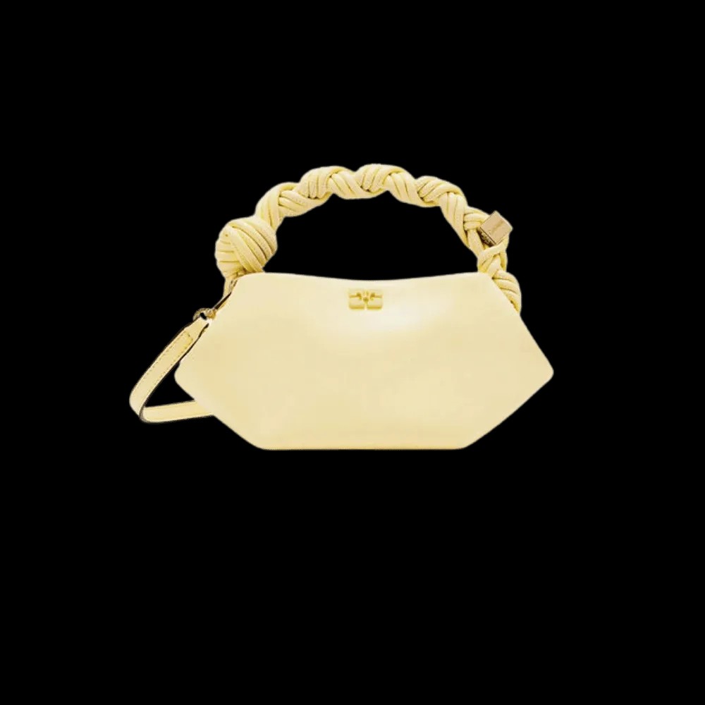 Ganni Mini Bou Bag Yellow - HypeFly India View 1