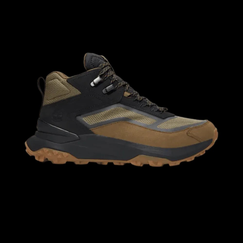 Timberland Motion Access Mid Waterproof Sneaker Olive Green Ripstop Men'S - HypeFly India View 1