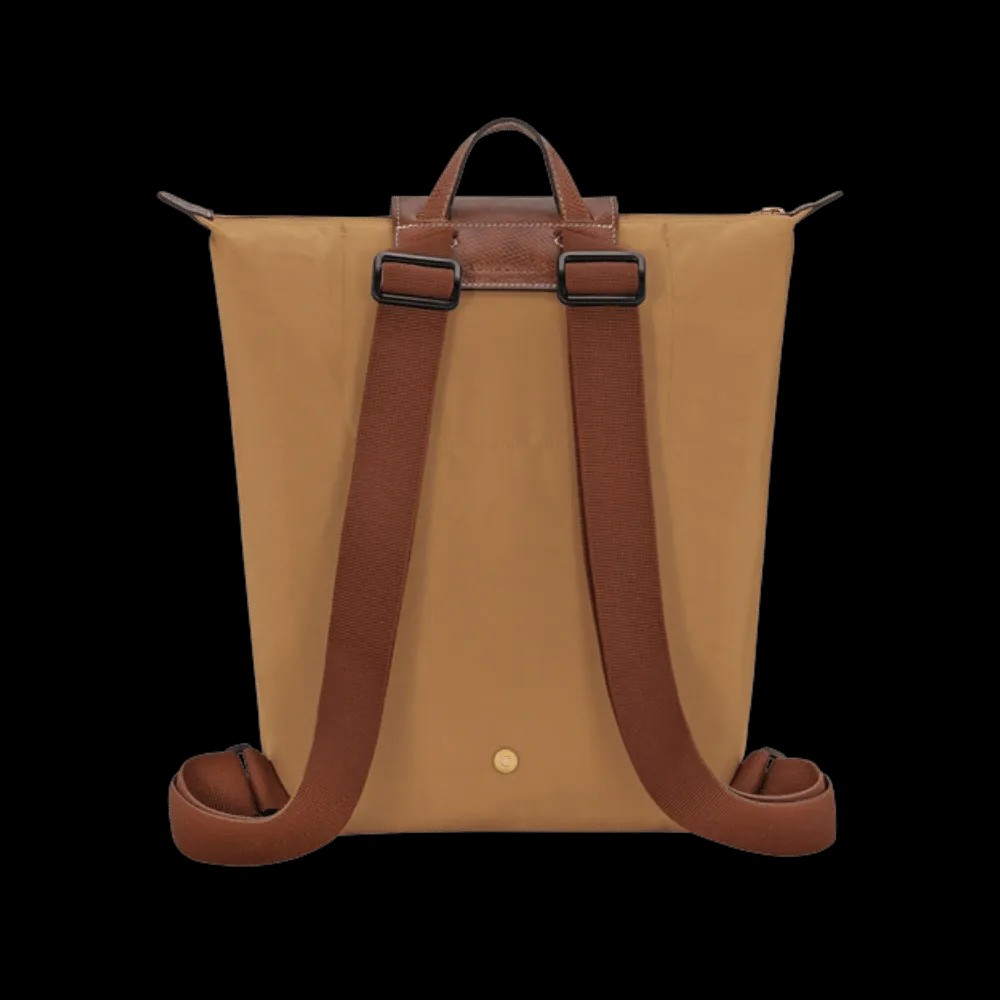 Longchamp Le Pliage Original M Backpack Fawn - Recycled canvas - HypeFly India View 4