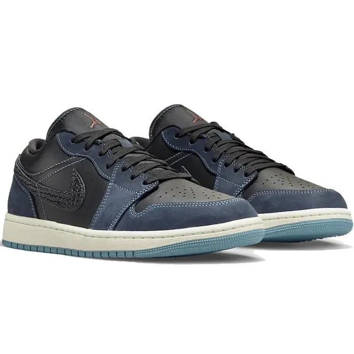 Air Jordan 1 Low SE 'Black Dark Obsidian Sail' - HypeFly India View 2