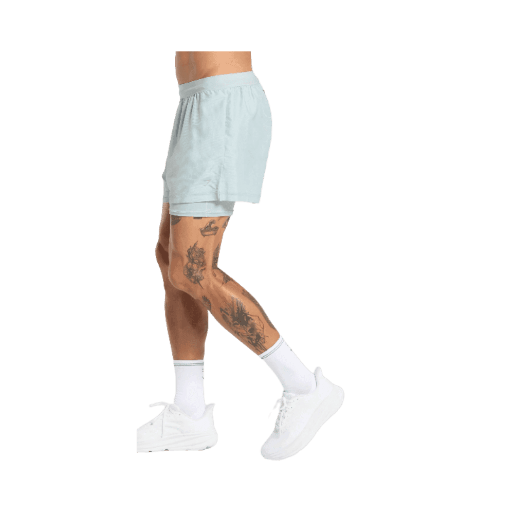 Gymshark Running 2 in 1 Shorts Cool Blue - HypeFly India View 3