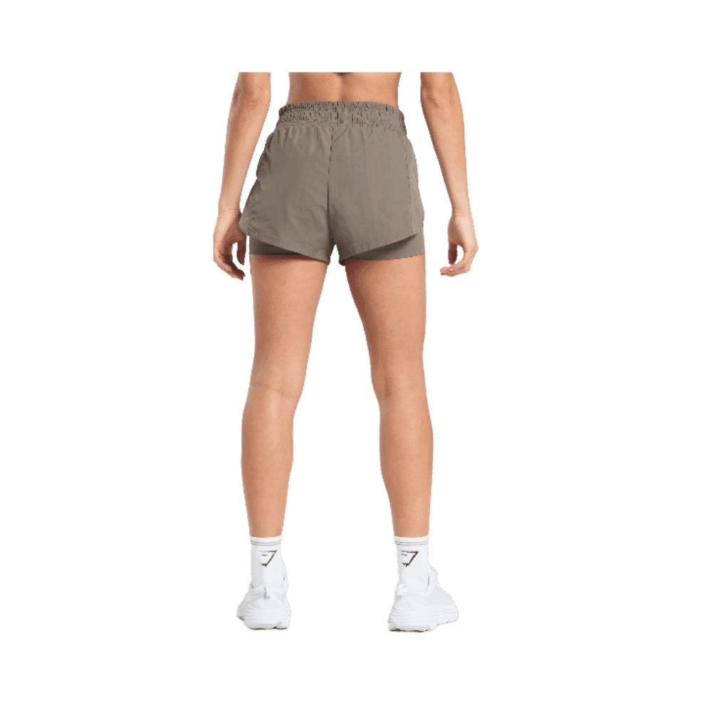 Gymshark Running 2 in 1 Woven Shorts  - HypeFly India View 2