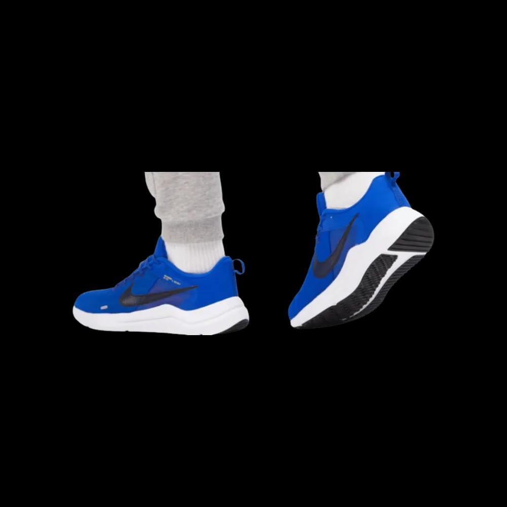 Nike Downshifter 12 Training Shoes Racer Blue Black High Voltage - HypeFly India View 3