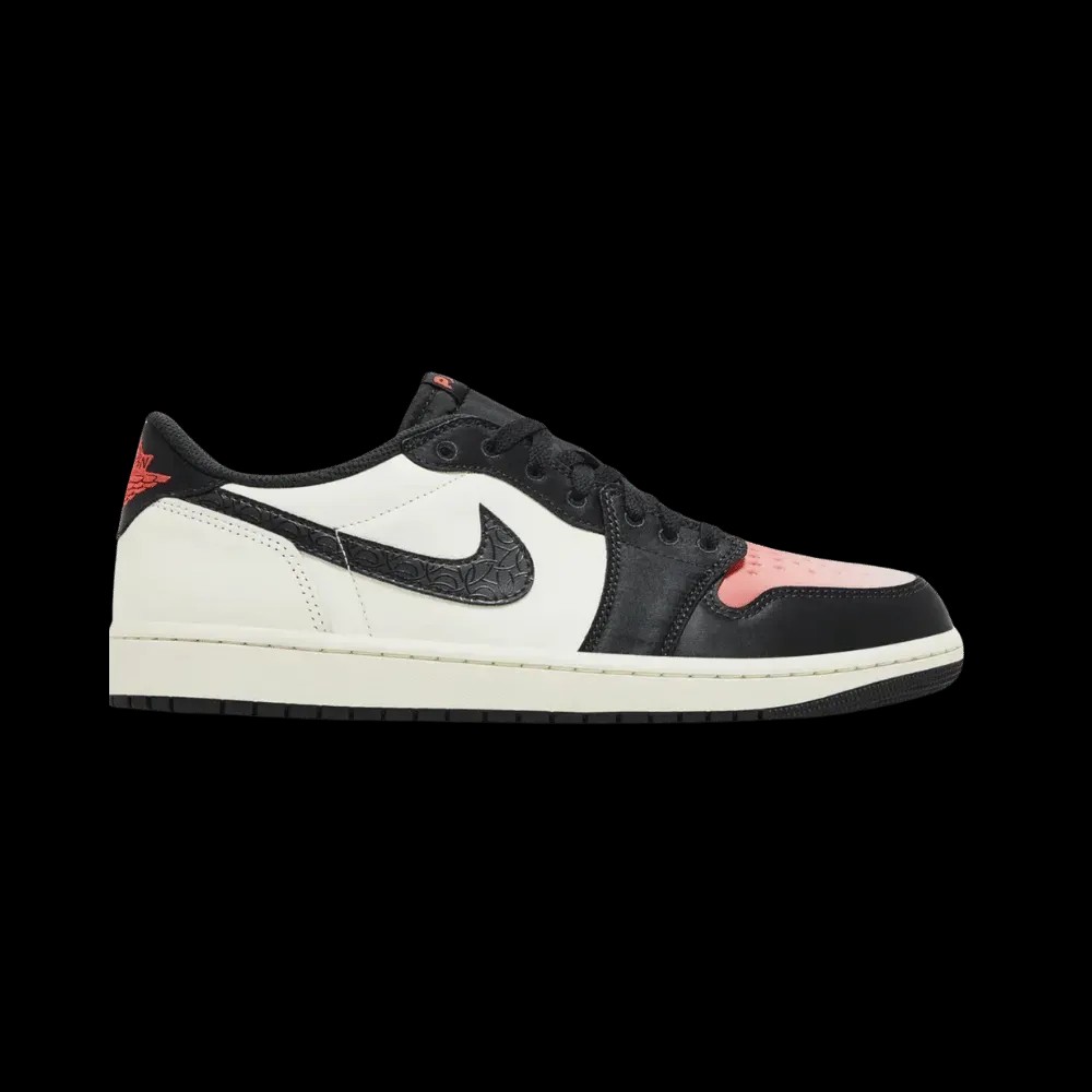 Paris Saint-Germain x Air Jordan 1 Retro Low OG 'Sail Pink Oxford' - HypeFly India View 1