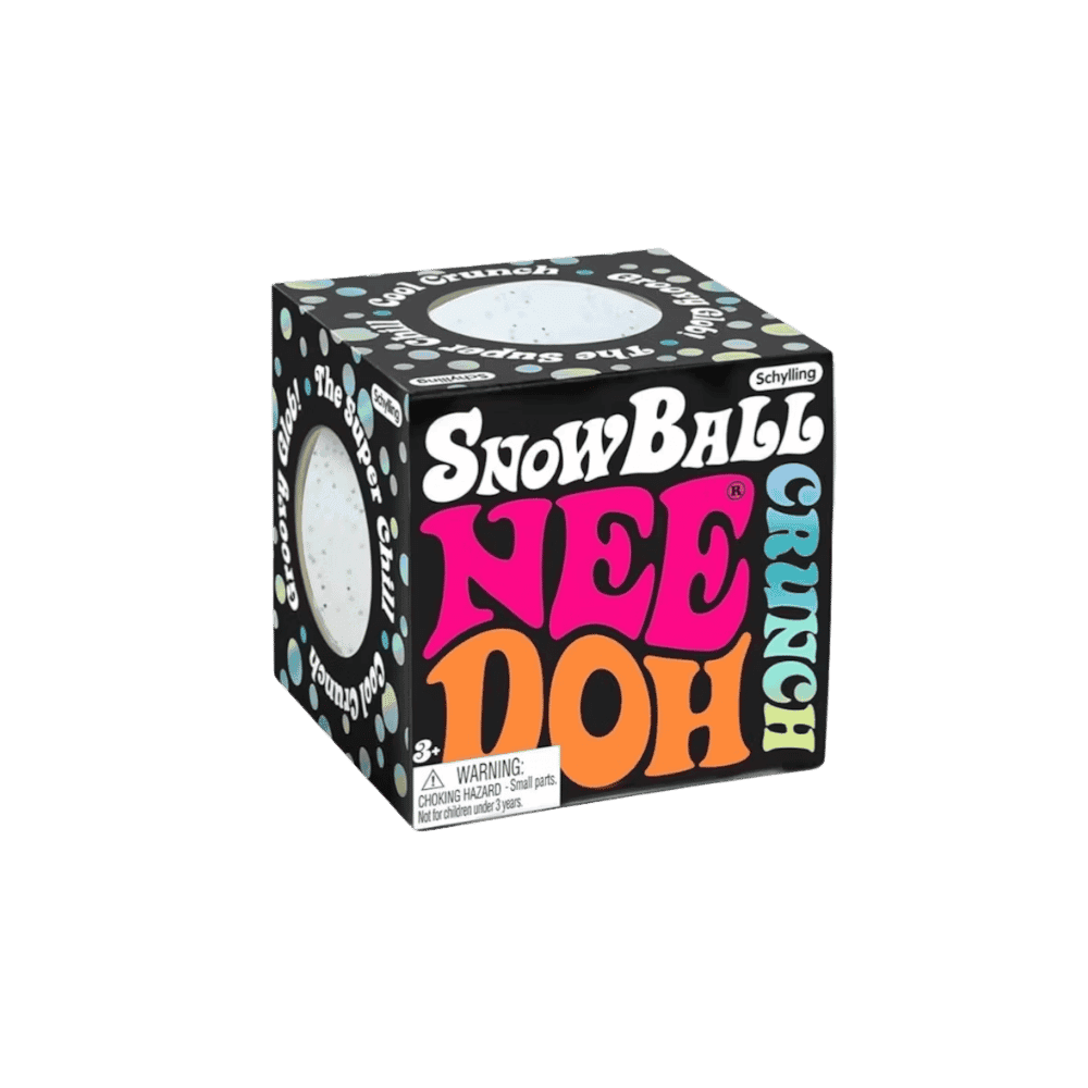 NeeDoh Snowball Crunch Squishy Fidget Toy White - HypeFly India View 1