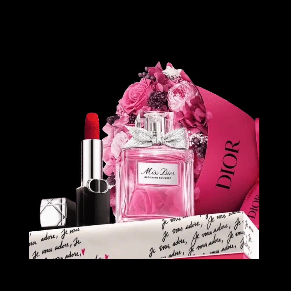 Dior Rouge Perfume + Lipstick Set - HypeFly India View 2