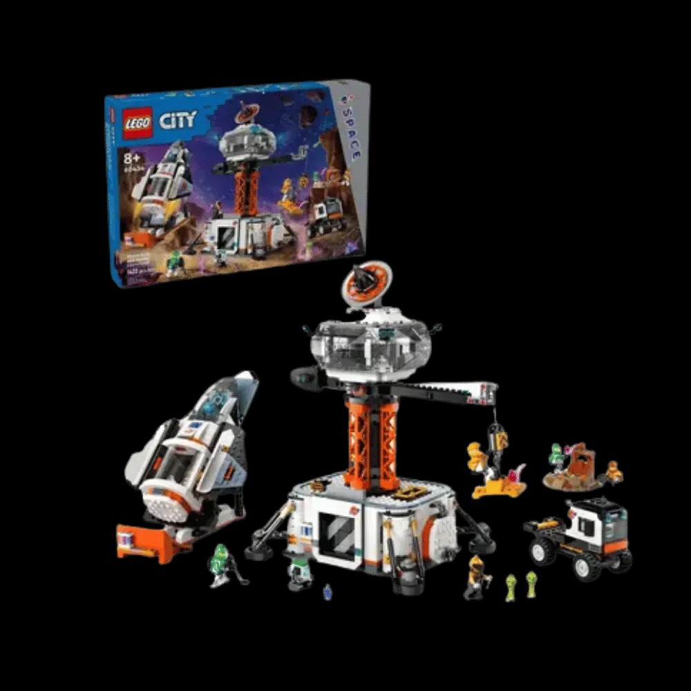 Lego Space Base and Rocket Launchpad - HypeFly India View 1