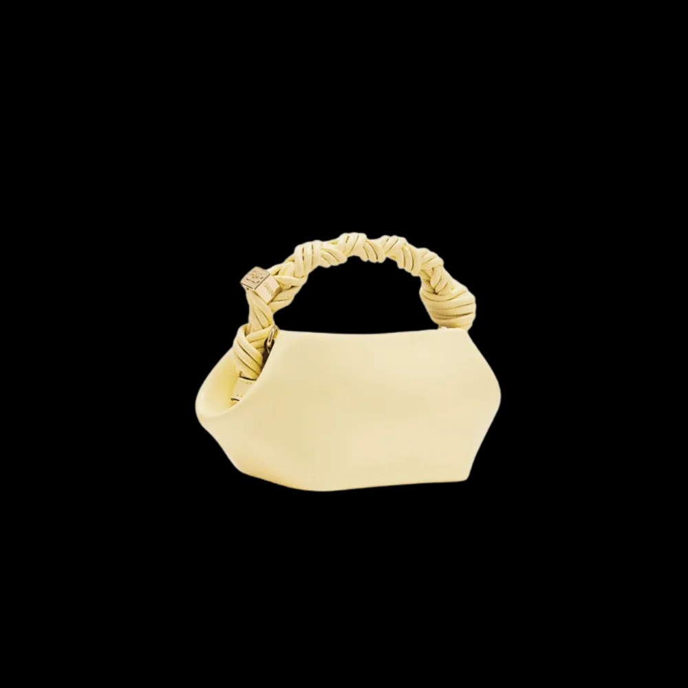 Ganni Mini Bou Bag Yellow - HypeFly India View 3