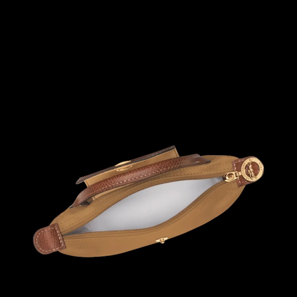 Longchamp Le Pliage Original Pouch with handle Fawn - Recycled canvas - HypeFly India View 2