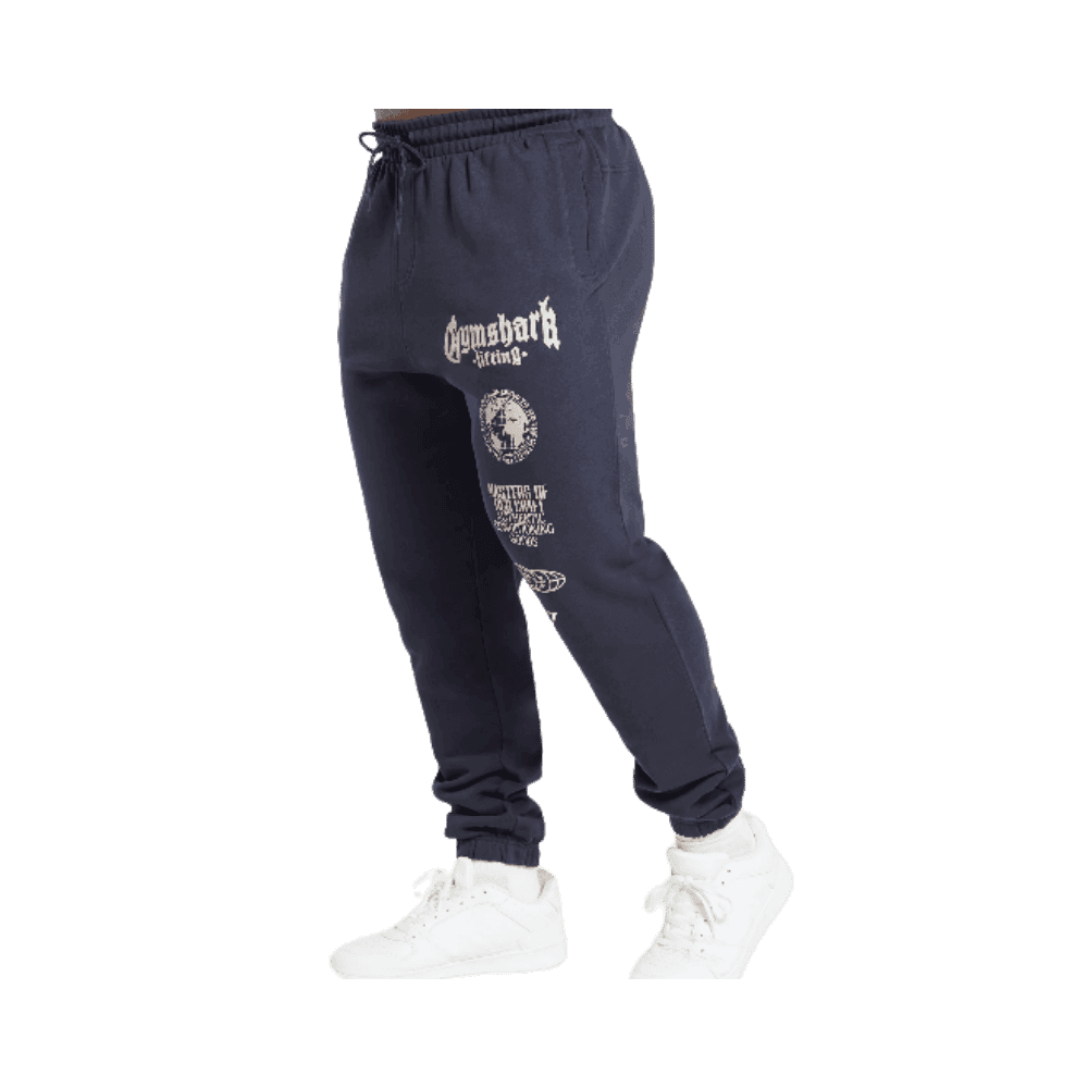 Gymshark Global Lifting Oversized Essential Joggers Heavy Blue - HypeFly India View 2