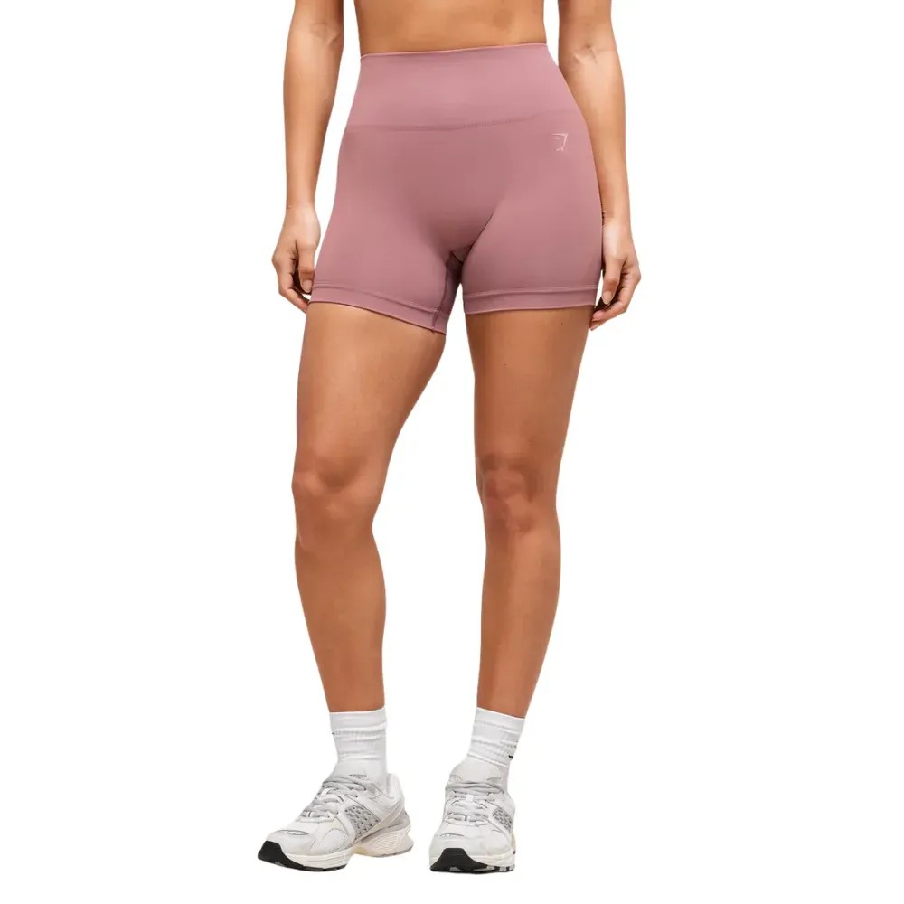 Gymshark Lift Seamless Shorts Calm Pink - HypeFly India View 1