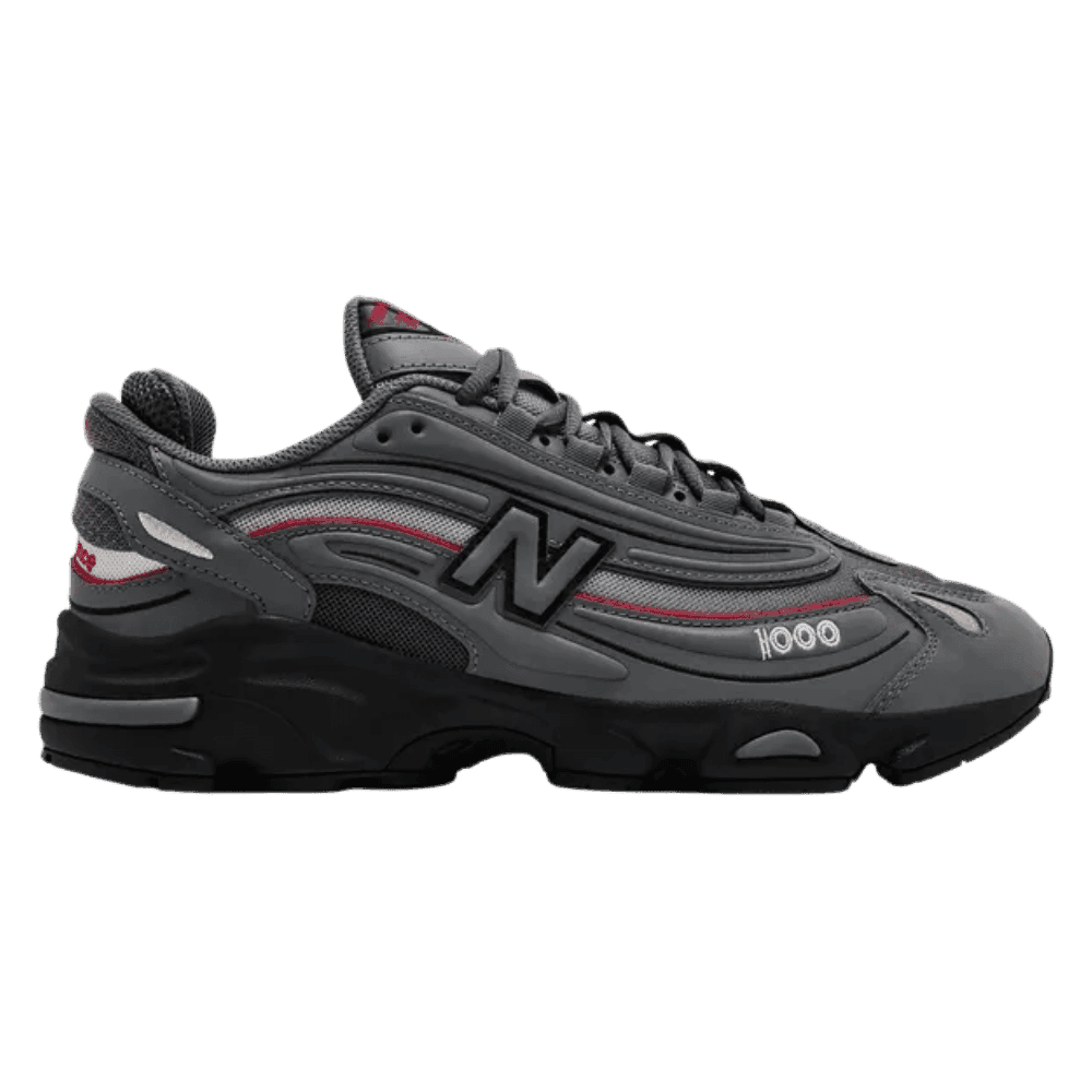 New Balance 1000 'Grey Red' JD Exclusive - HypeFly India View 1