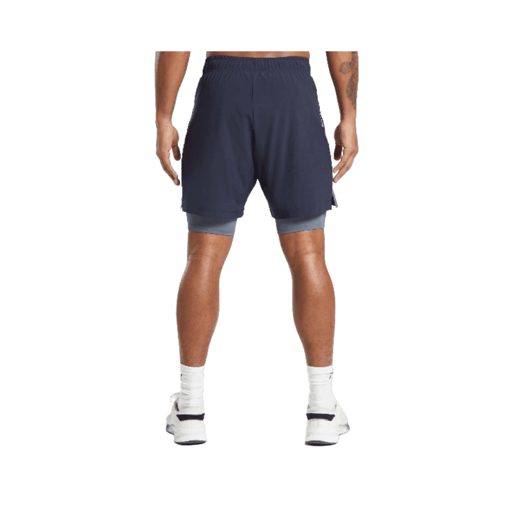Gymshark Sport 7" 2 in 1 Shorts Heavy Blue/Iron Blue - HypeFly India View 2