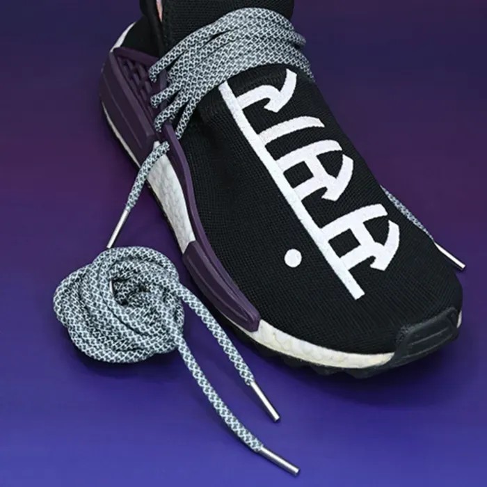 Black Rose Reflective Laces - HypeFly India View 3