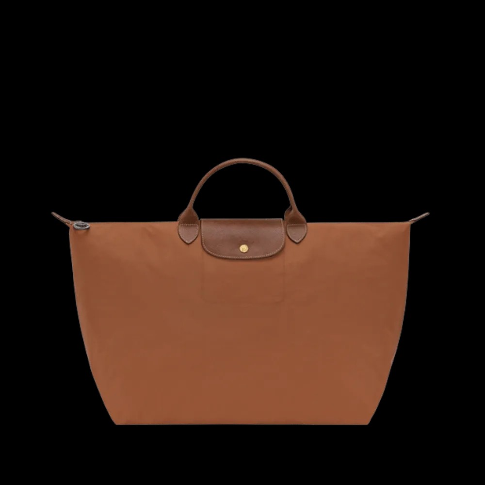 Longchamp Le Pliage Original XL Travel bag Cognac - Recycled canvas - HypeFly India View 1