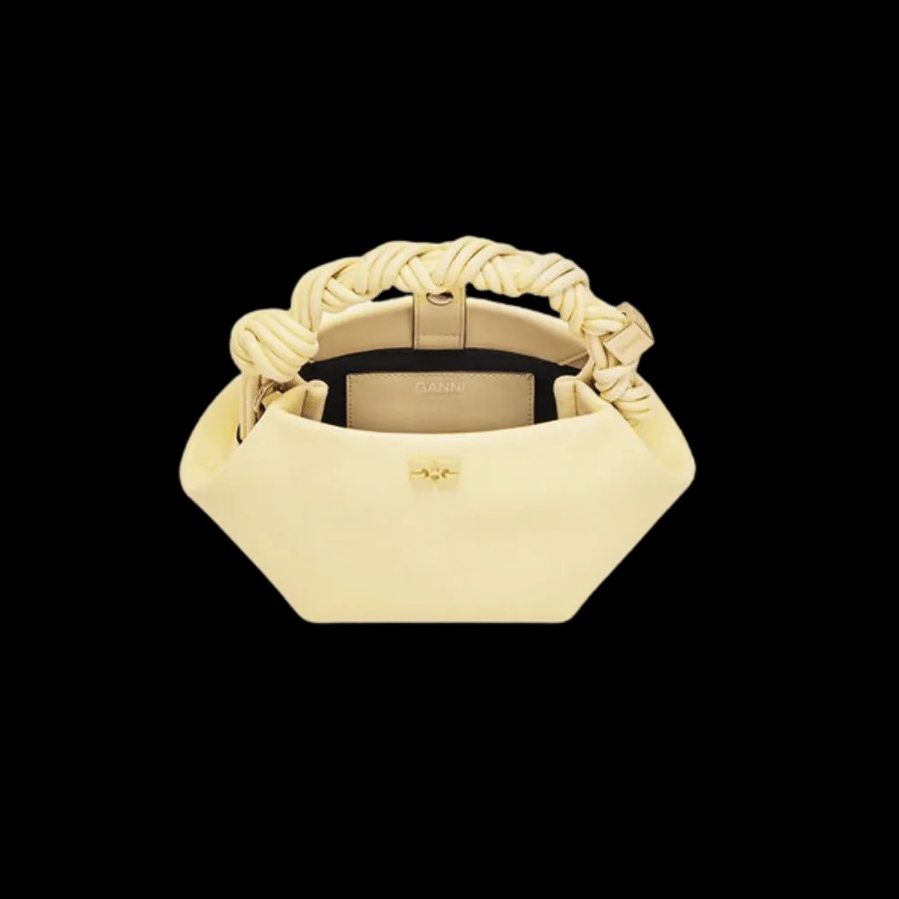 Ganni Mini Bou Bag Yellow - HypeFly India View 2