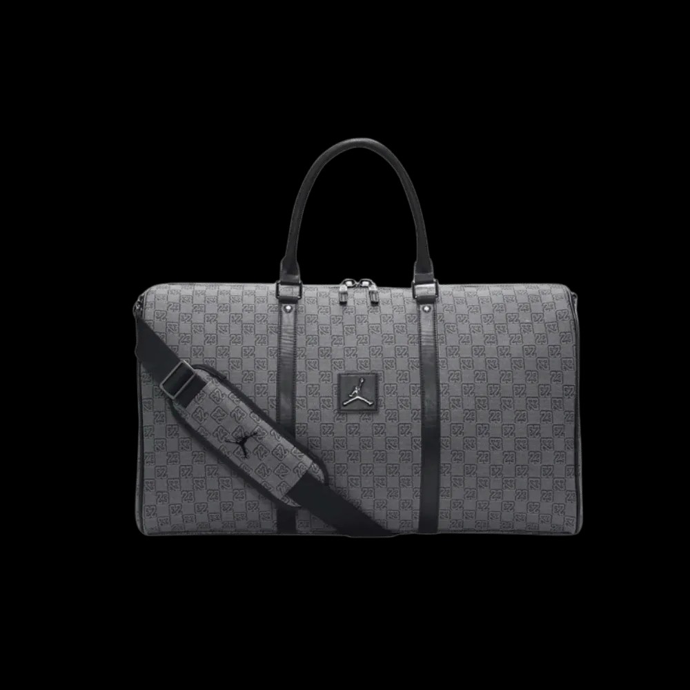 Jordan Monogram 40L Duffle Bag - Dark Smoke Grey - HypeFly India View 1