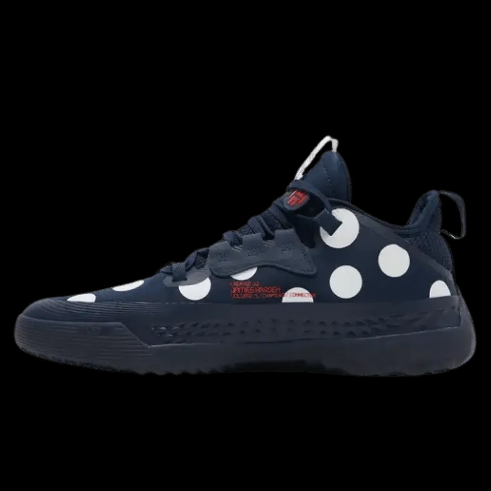 Adidas Harden Vol. 5 Futurenatural 'Polka Dot - Team Navy' - HypeFly India View 3