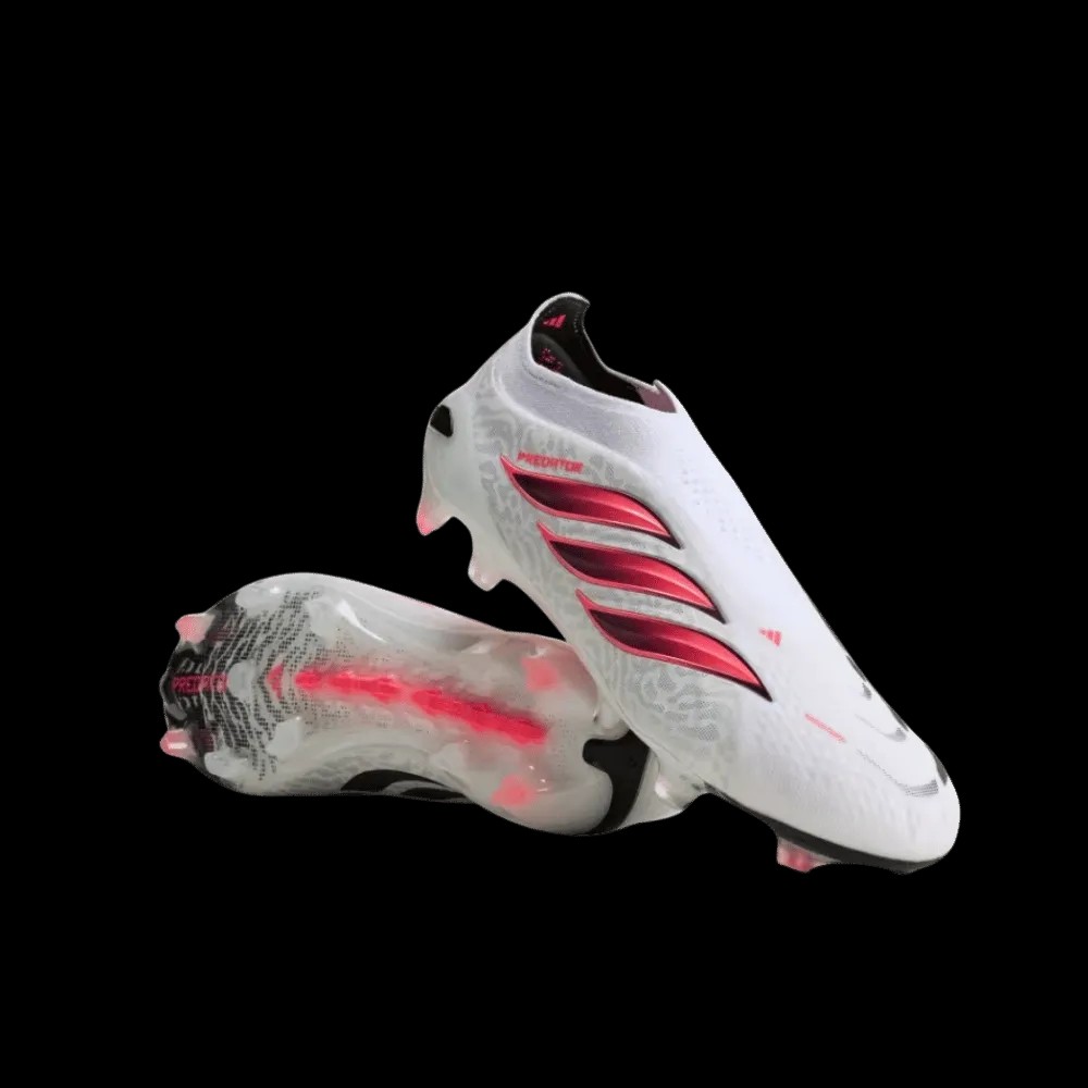 Adidas Predator Elite Laceless Firm Ground Soccer Cleats Cloud White - HypeFly India View 2