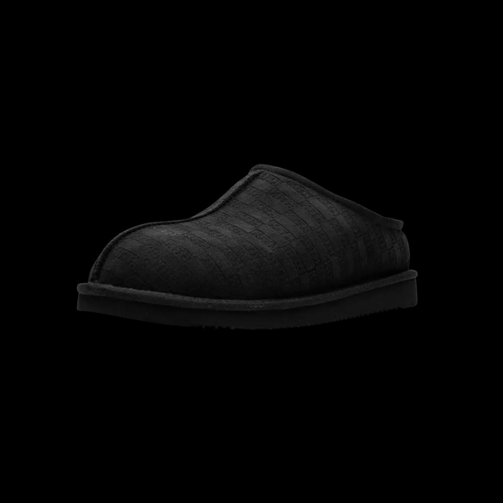 Kith Monogram Shearling Slippers - Black - HypeFly India View 5