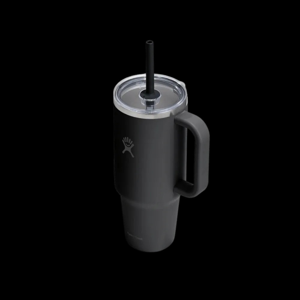 Hydro Flask 40 OZ Travel Tumbler Black-Clear - HypeFly India View 3