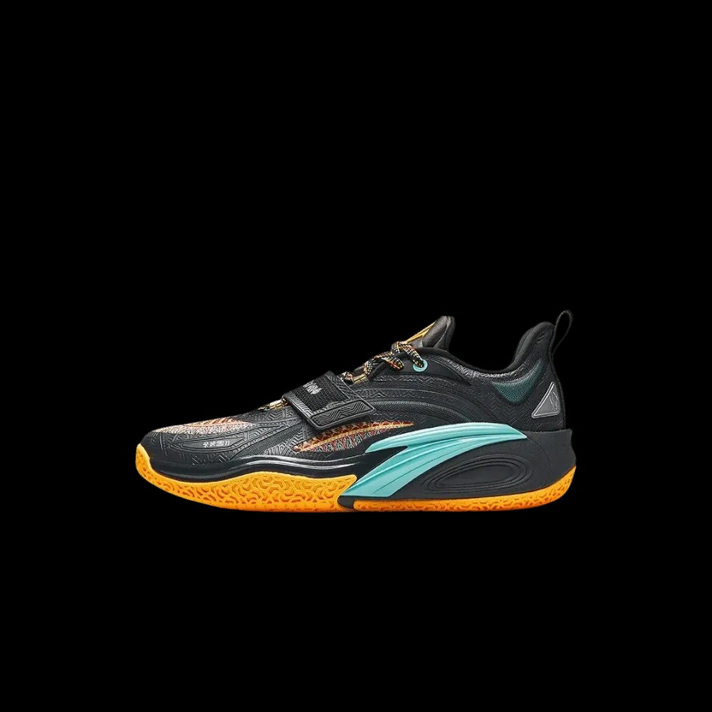 Anta KAI 1 “Sacred Pact” Grey/Black/Orange - HypeFly India View 4