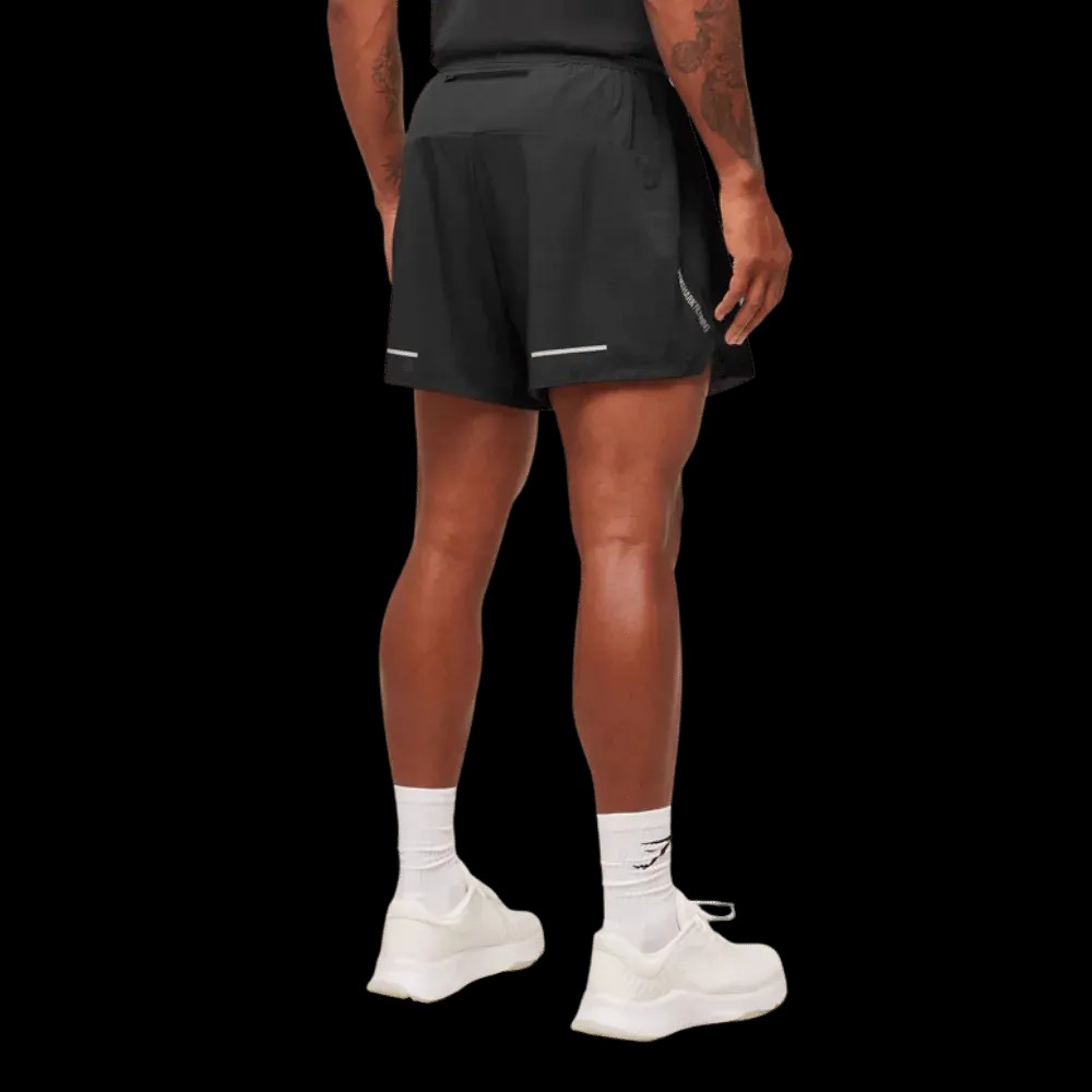 Gymshark Running Short 5" Black  - HypeFly India View 2