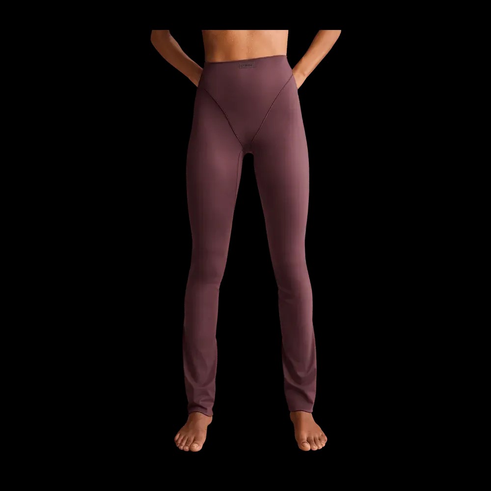 Nike X Skims Matte Women's High-Waisted V-Panel Straight Leggings CURRANT - HypeFly India View 4