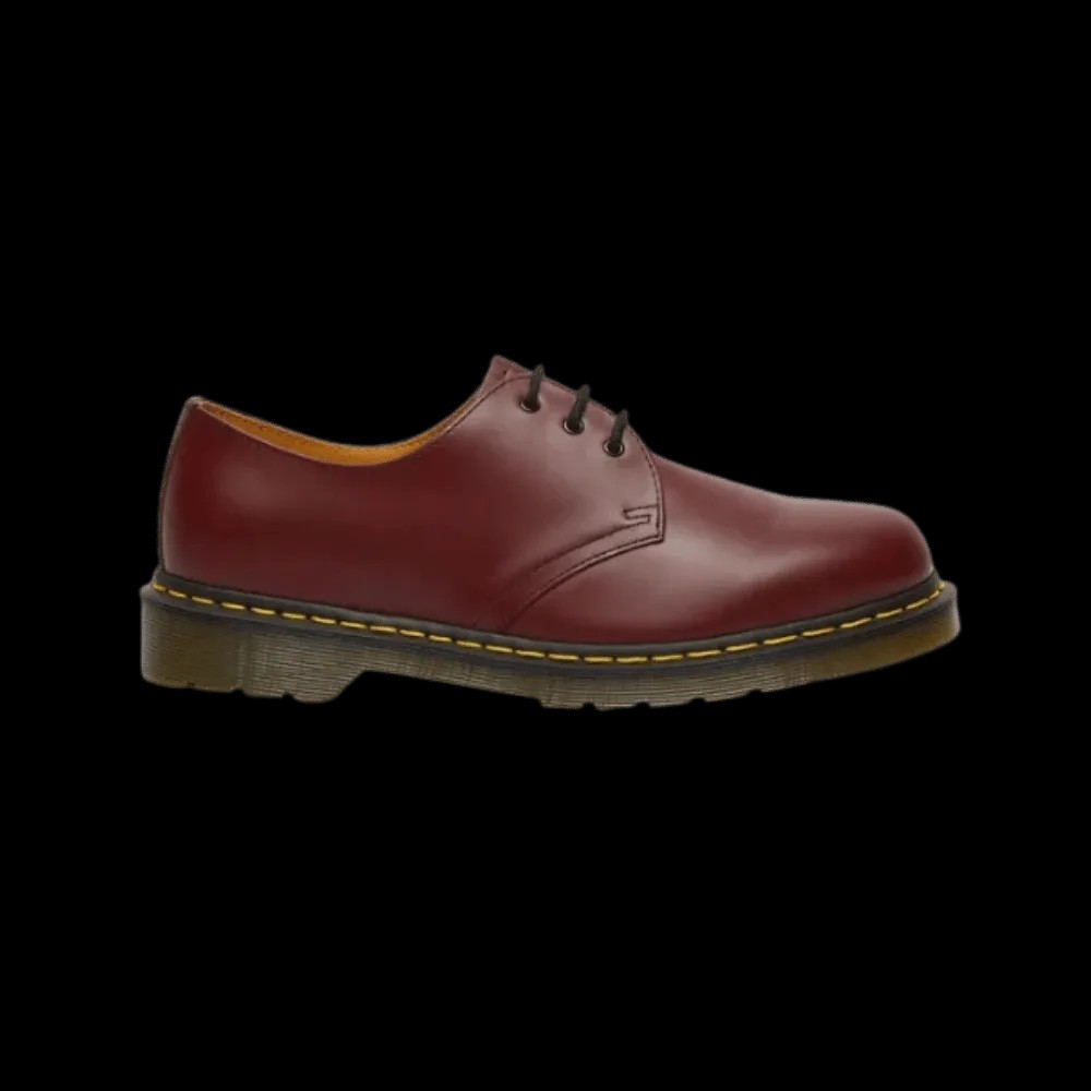 Dr Martens 1461 Smooth Leather Oxford Shoes Cherry Red  - HypeFly India View 1