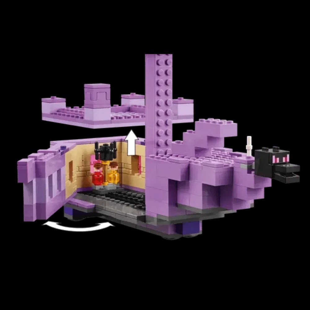 Lego Minecraft The Ender Dragon and End Ship - HypeFly India View 5