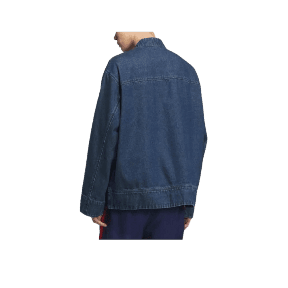 adidas CTT Oversized Chinese Track Top 3.0 Jacket Medium Blue Denim - HypeFly India View 3