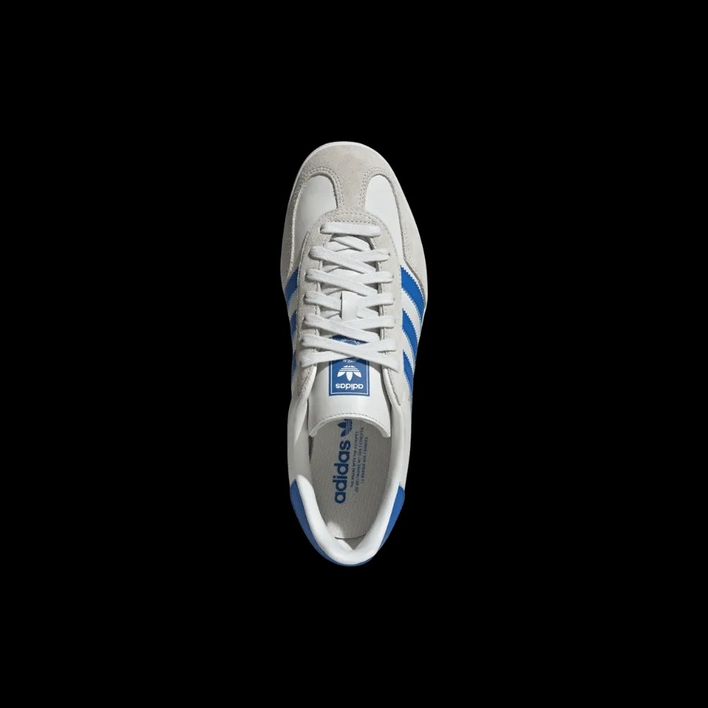 Adidas Gazelle Indoor Crystal White Blue Grey - HypeFly India View 3