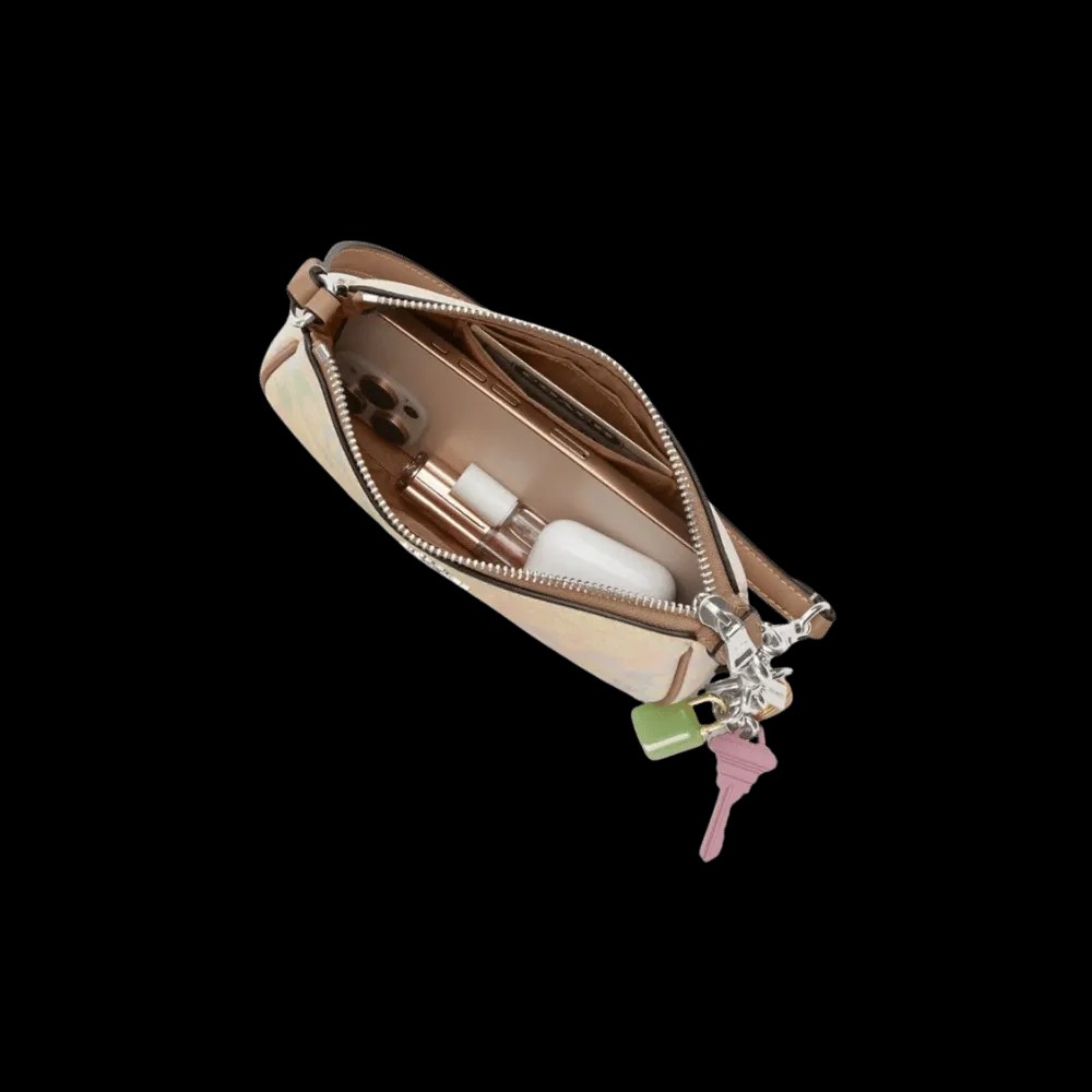 Coach Nolita 19 In Rainbow Signature Canvas Silver Sand Multi - HypeFly India View 3