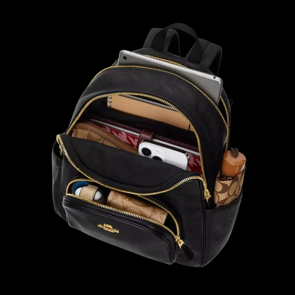 Coach Court Backpack In Signature Canvas Tan - HypeFly India View 2
