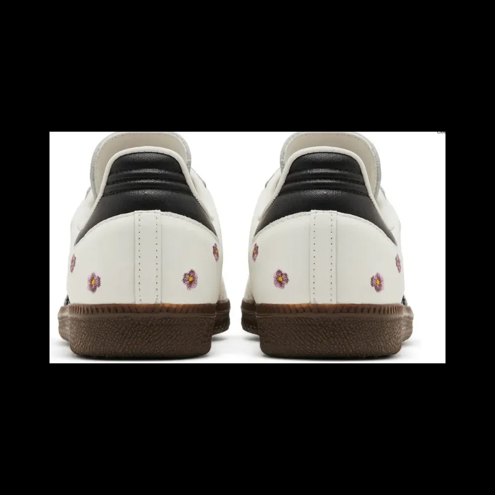 Samba OG 'White Floral Embroidery' - HypeFly India View 5