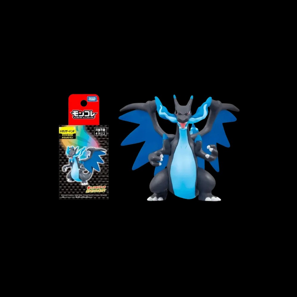 Moncolle Mega Charizard X Takara Tomy Pokémon Monster Collection Action Figure - HypeFly India View 1