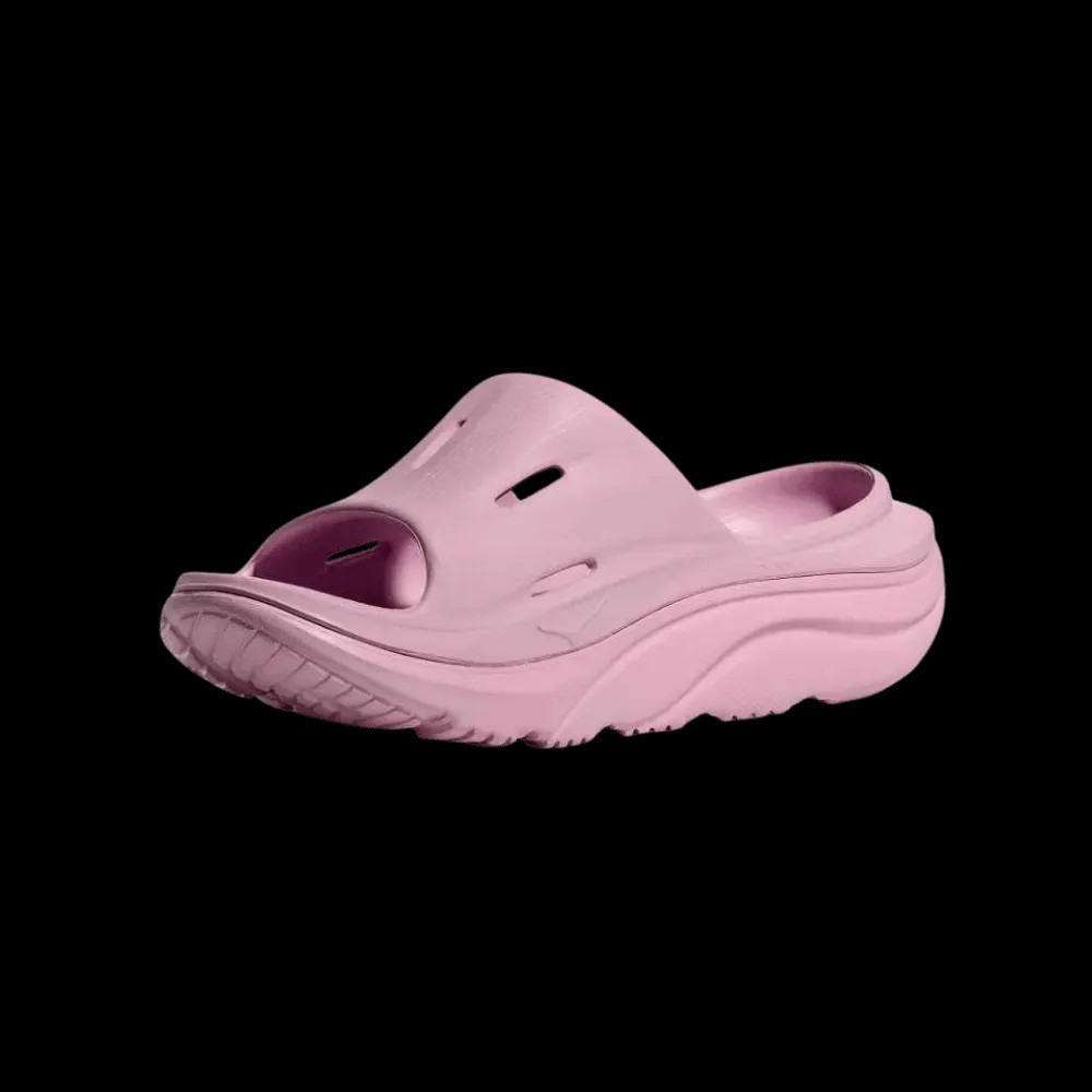 Hoka ORA Recovery Slide 3 "Pink twilight" - HypeFly India View 4