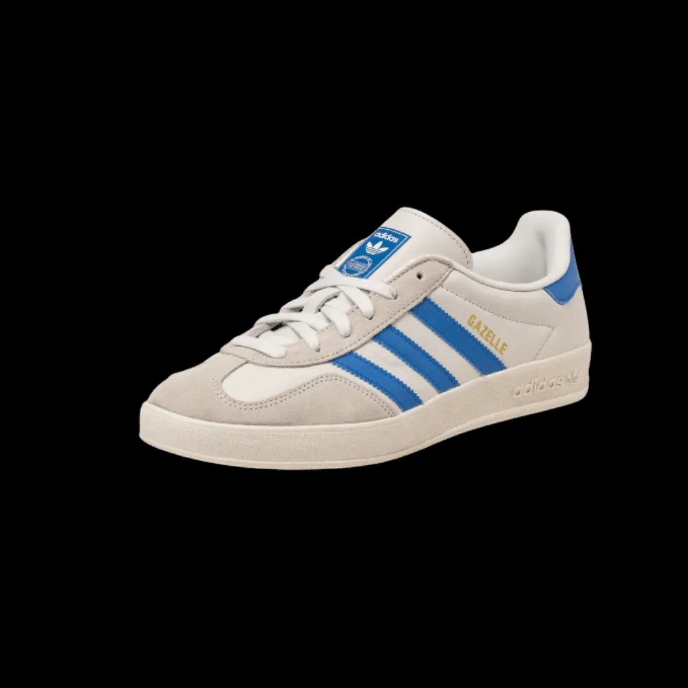 Adidas Gazelle Indoor Crystal White Blue Grey - HypeFly India View 4