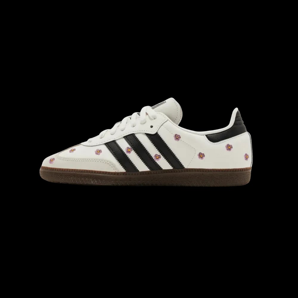 Samba OG 'White Floral Embroidery' - HypeFly India View 3