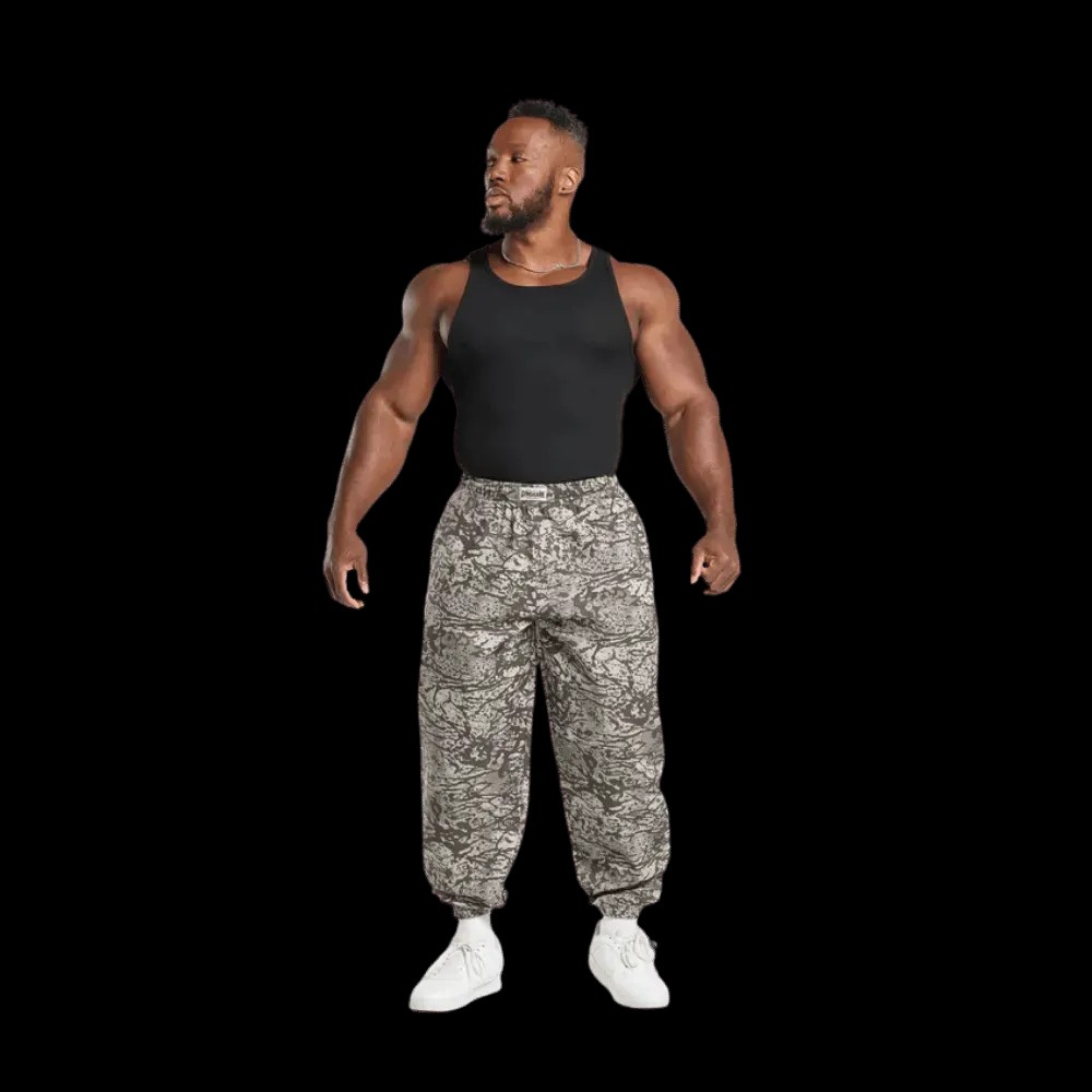 Gymshark Pumper Pants Pebble Grey - HypeFly India View 2