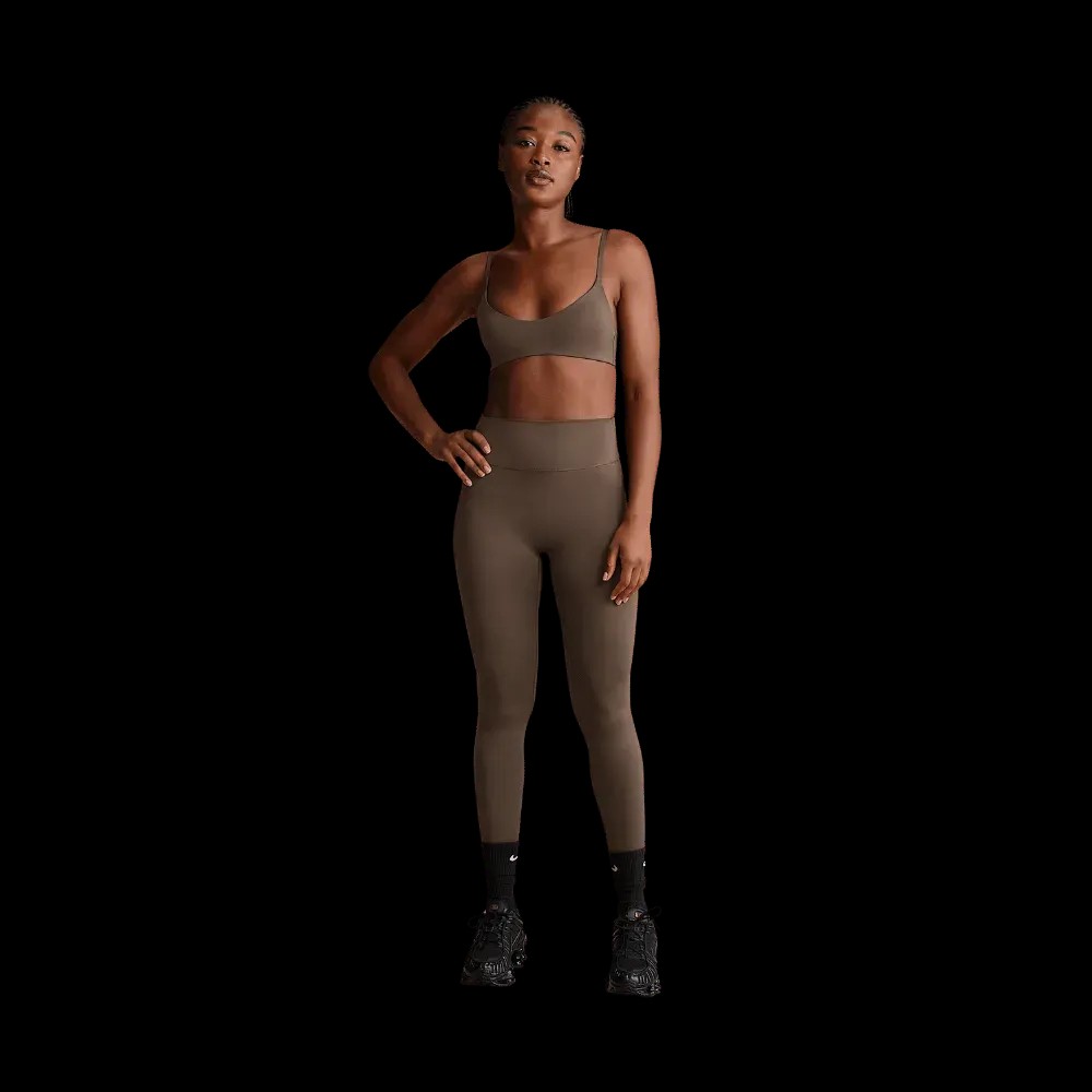 Nike X Skims Matte Women's Micro-Scoop Bra Dark Sepia - HypeFly India View 2