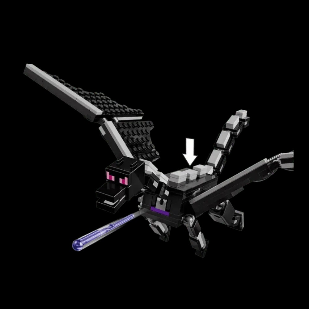 Lego Minecraft The Ender Dragon and End Ship - HypeFly India View 4