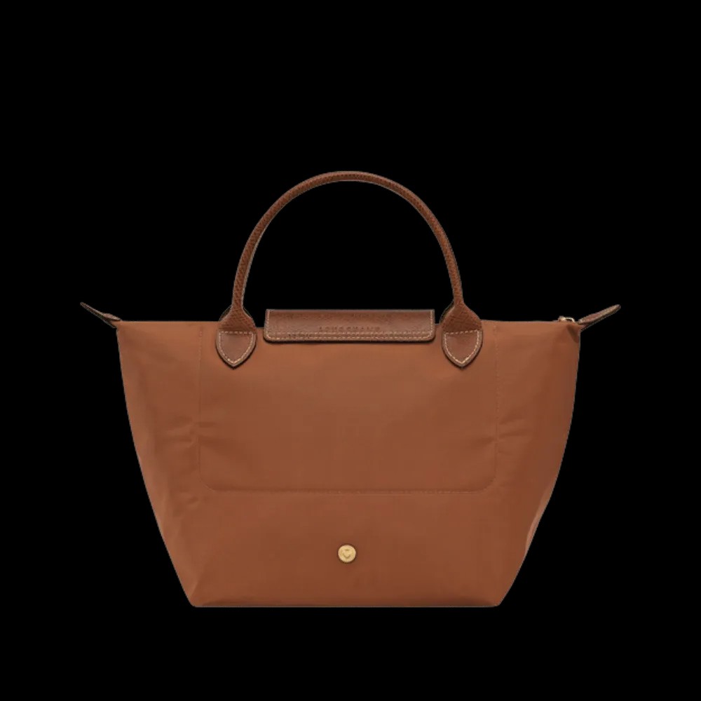 Longchamp Le Pliage Original S Handbag Cognac - Recycled canvas - HypeFly India View 4